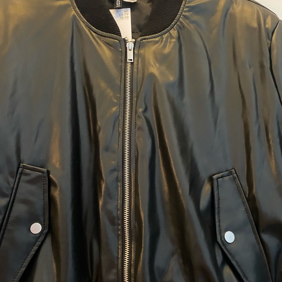Divided by H&M Vegan Faux Leather Jacket - NWT - Picture 2 of 3